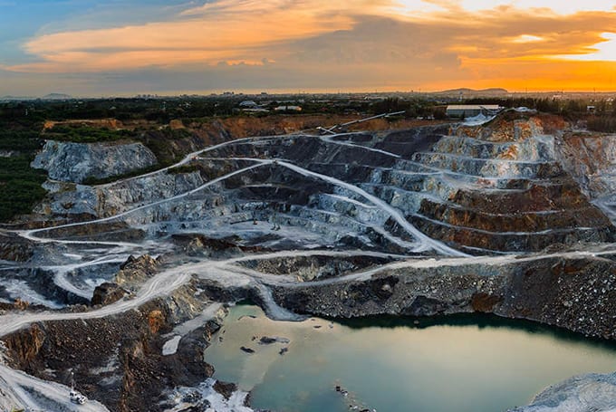 Mining location symbolising Lacima's software providing a complete solution from metals trading and valuation to risk management and cash flow forecasting.