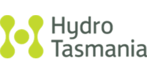 Hydro Tasmania's logo - Australia's leading clean energy business and largest generator of renewable energy which aims to make Tasmania the renewable energy battery of the nation and create an energy future that's clean, reliable and affordable