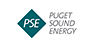 Puget Sound Energy's logo - Washington state’s oldest local energy company, they serve 1.1 million electric customers and more than 800,000 natural gas customers in 10 counties.