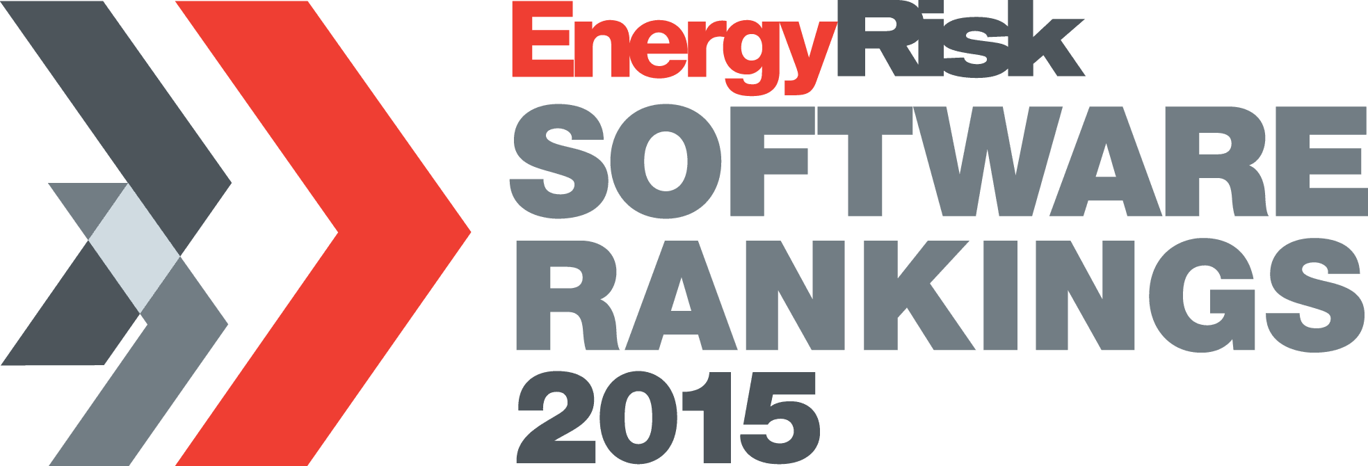 An award logo recognising Lacima as a winner in the 2015 Energy Risk Software Rankings. The award is testament to Lacima's excellence in energy risk and analytics.