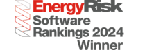 An award logo recognising Lacima as a winner in the 2024 Energy Risk Software Rankings. The award is testament to Lacima's excellence in energy risk and analytics.