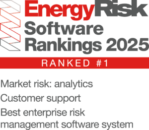An award logo recognising Lacima as a winner in the 2024 Energy Risk Software Rankings - reflecting Lacima's excellence in energy risk and analytics.