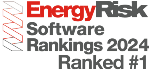 An award logo recognising Lacima as a winner in the 2024 Energy Risk Software Rankings, reflecting Lacima's excellence in energy risk and analytics.